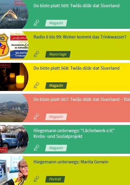NRWision Liste