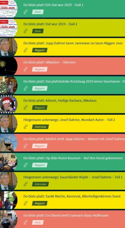 NRWision Liste